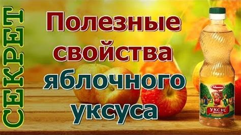 Благотворные свойства яблочного уксуса