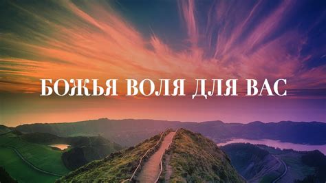 Божья воля и повседневные жизненные проблемы