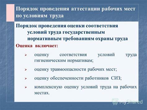 Варианты мест для проведения процедуры