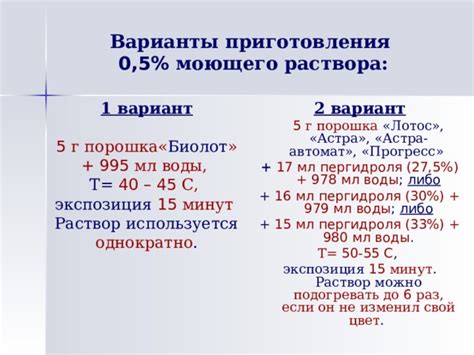 Варианты приготовления: от порошка до настоя