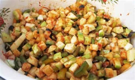 Варка кабачковой икры: момент добавления уксуса