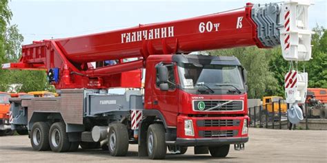 Виды и модели автокранов