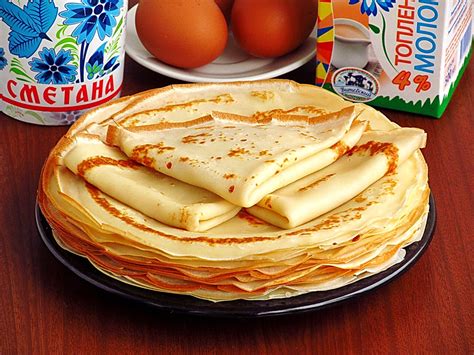 Вкусные рецепты блинов