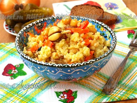 Вкусный плов с добавлением сливочного масла