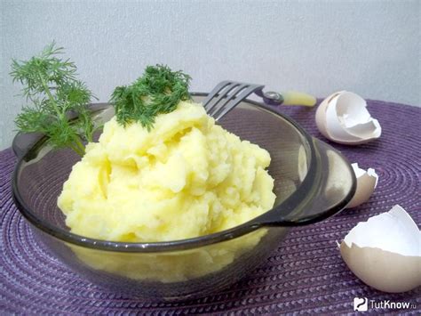 Вкусовые качества пюре с маслом
