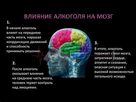 Влияние алкоголя на сознание
