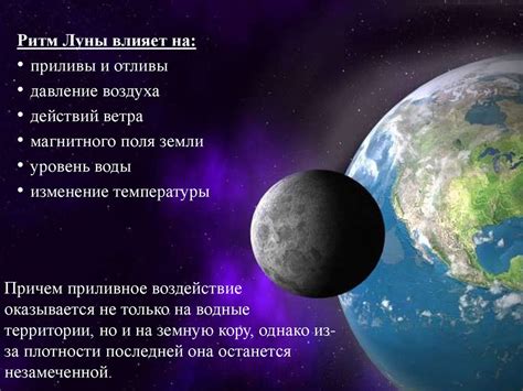 Влияние вращения Земли на освещение Луны