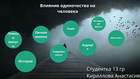 Влияние одиночества на размышления