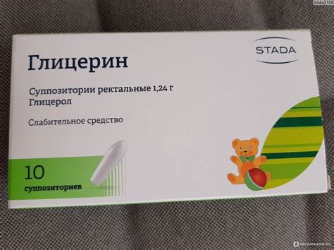 Возможные побочные эффекты глицериновых свечей у детей