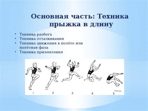 Возникновение прыжков в длину
