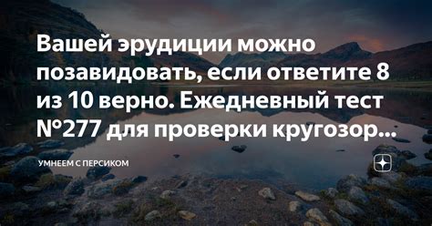 Вопросы для проверки вашей самоуверенности