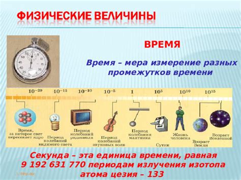 Время как мера промежутков