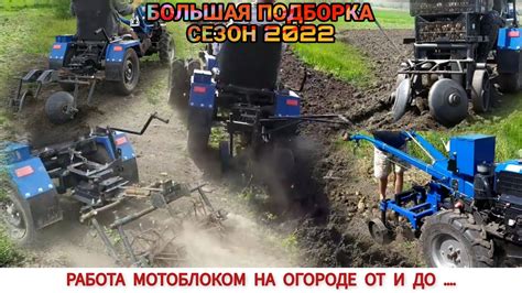 Выбор сезона для работы на огороде мотоблоком