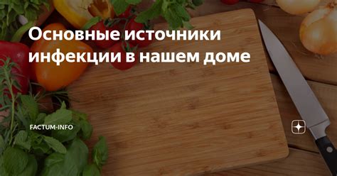 Главные источники инфекции в доме