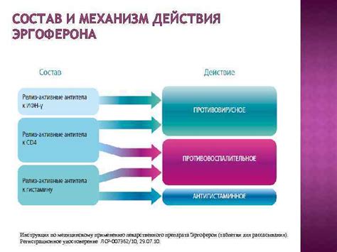 Действие и механизм работы Эргоферона