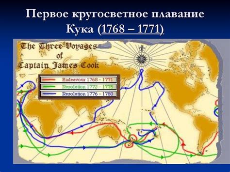 Джеймс Кук и его путешествие