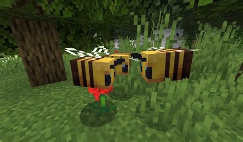 Добавление пчел в Minecraft