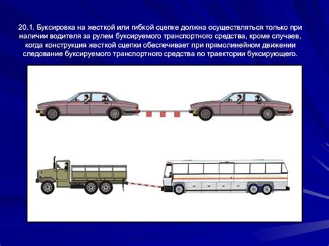 Допустимая скорость при буксировке на гибкой сцепке