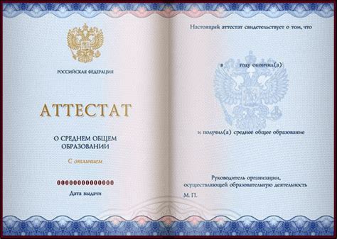 Доступность аттестата