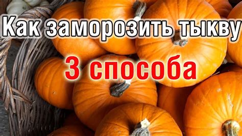 Заморозка тыквы: преимущества и недостатки
