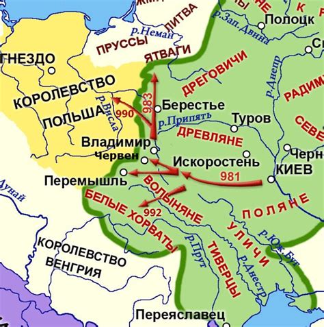 Затухание конфликта: как развивались отношения Руси и Польши после столкновения