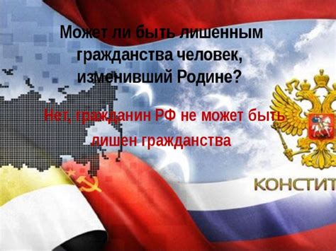За что еще можно быть лишенным гражданства, кроме измены родине
