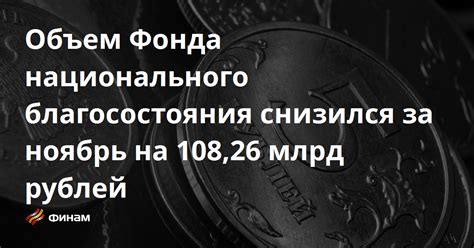 Значение создания фонда национального благосостояния