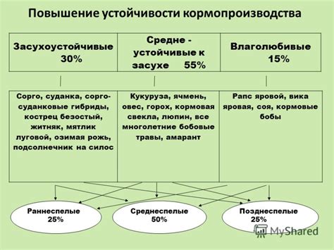 Избегание пересыхания и повышение устойчивости к засухе