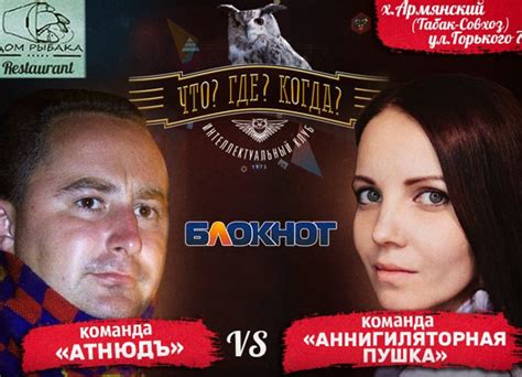 Известные победители в игре "Что Где Когда"
