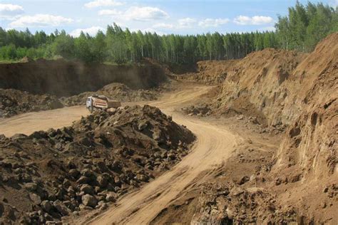 Изменение местного ландшафта и геологических формаций