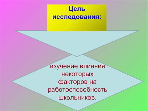 Изучение влияния времени употребления на работоспособность