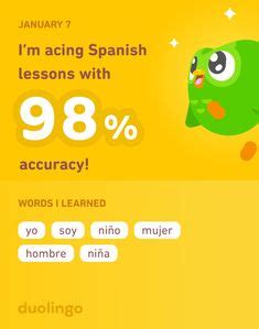 Изучение испанского взрослыми на Duolingo