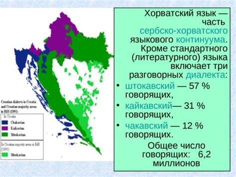 Иностранные языки, популярные в Хорватии, включая русский