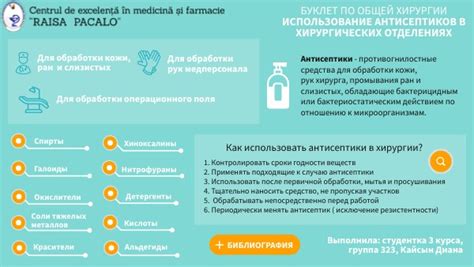 Использование антисептиков и дезодорантов