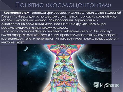 Истоки концепции "космоса" в культуре и мифологии