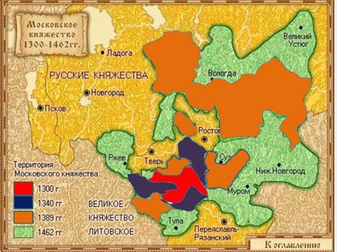 История возникновения великого княжества Московского