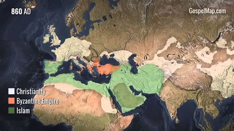 История распространения христианства: