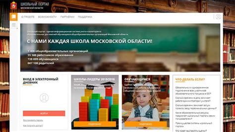 История школьного портала Московской области