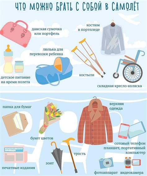 Какие предметы можно брать в ручную кладь