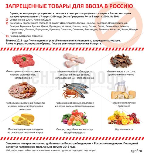 Какие товары и продукты запрещены для ввоза в страну: важная информация