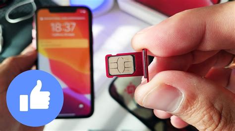 Как вставить две SIM-карты в iPhone 11