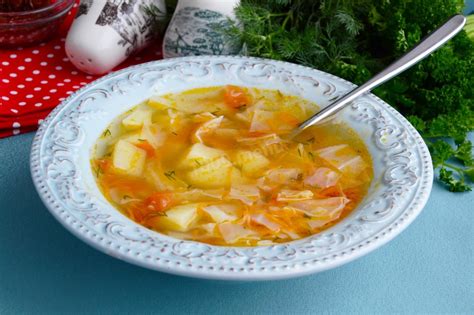 Как готовить мясной суп с капустой