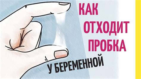 Как долго может длиться процесс отделения пробки