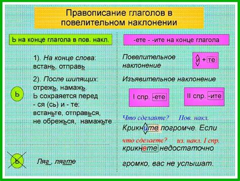 Как использовать мягкий знак в глаголах