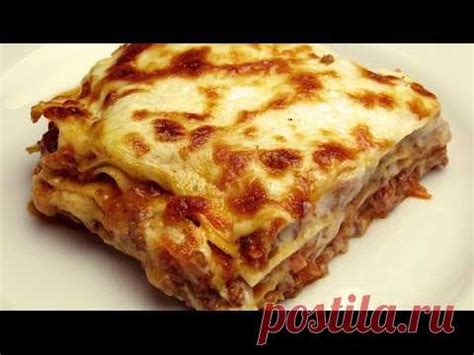 Как подать лазанью из куриного фарша