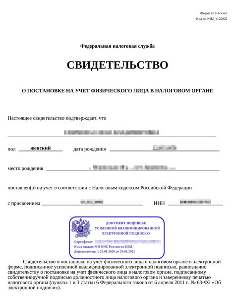 Как получить электронный ИНН и в чем его особенности