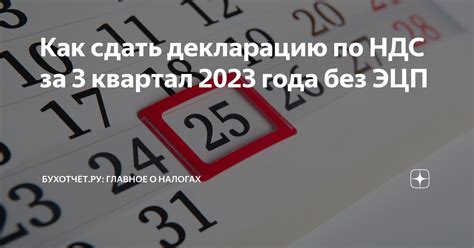 Как сдать декларацию за 3 квартал: важные моменты