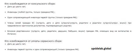 Категории лиц, освобожденных от обязательности визы