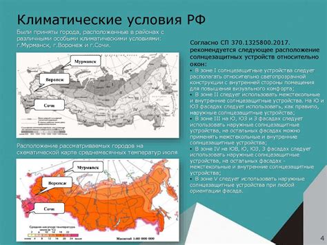 Климатические условия для строительства