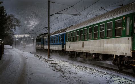Когда на железной дороге наступает зима